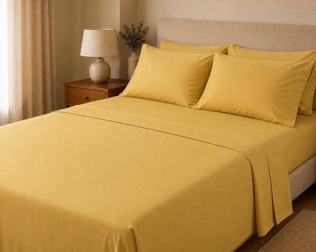 COLCHA HOME Lumière Pure Collection bedsheet