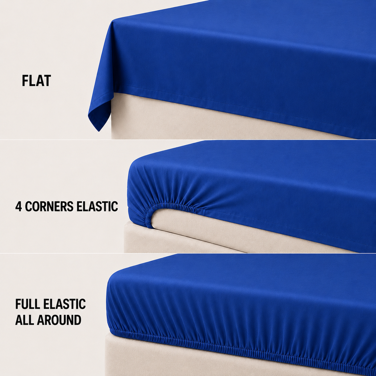 COLCHA HOME Majesté Pure Collection bedsheet