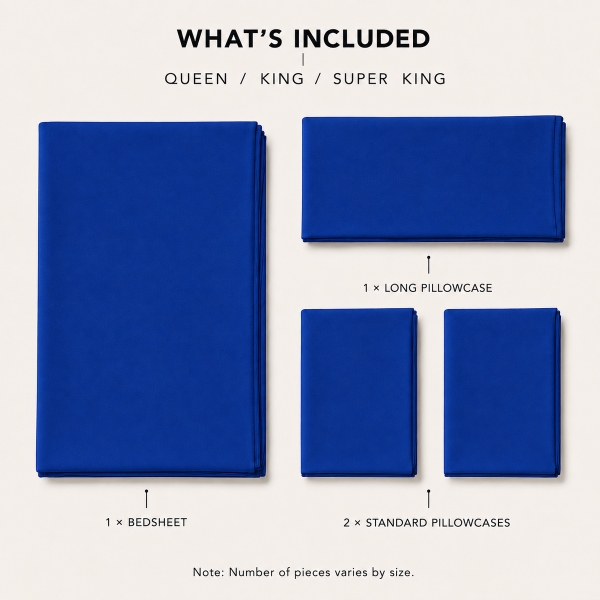 COLCHA HOME Majesté Pure Collection bedsheet