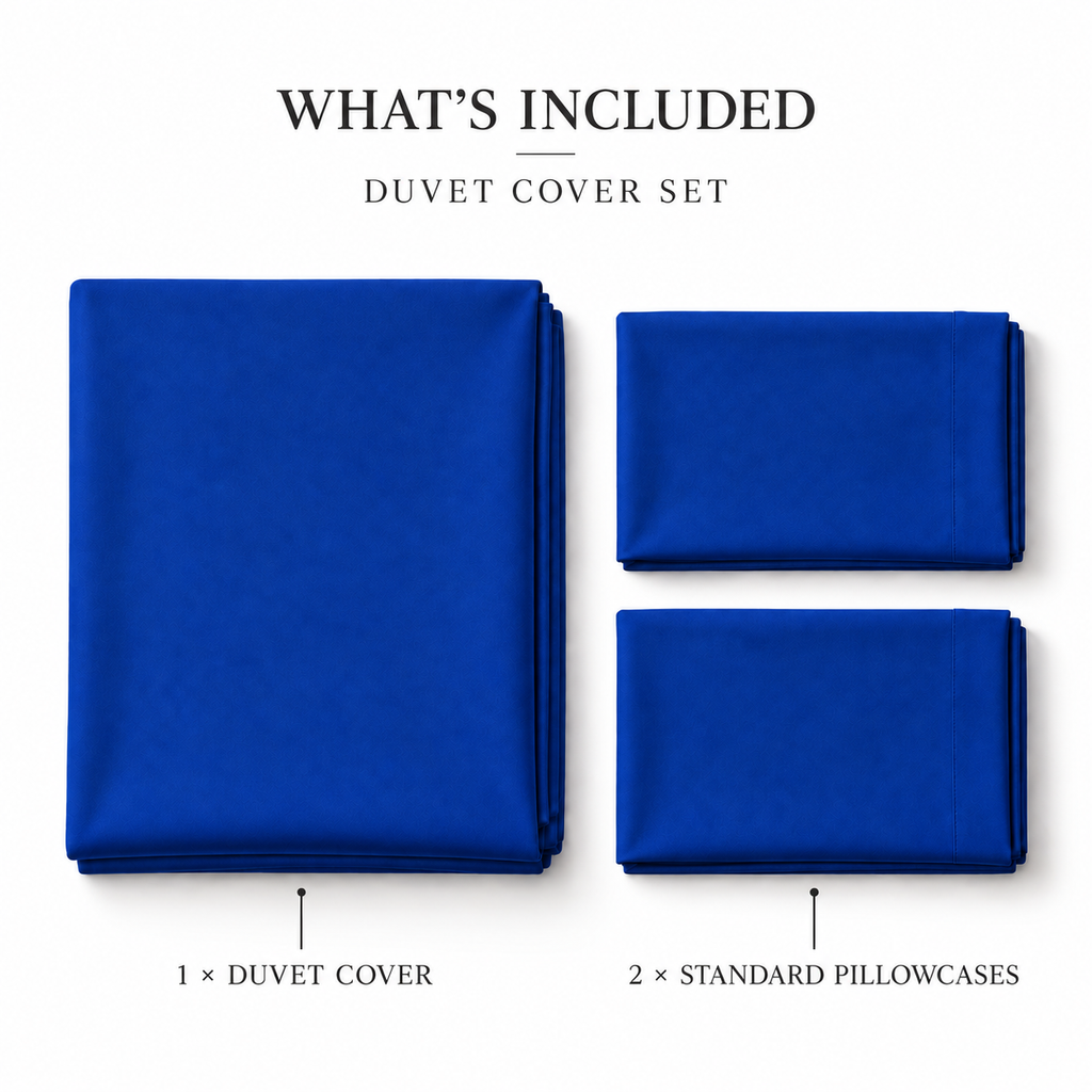 COLCHA HOME Majesté Pure Collection duvet cover set.