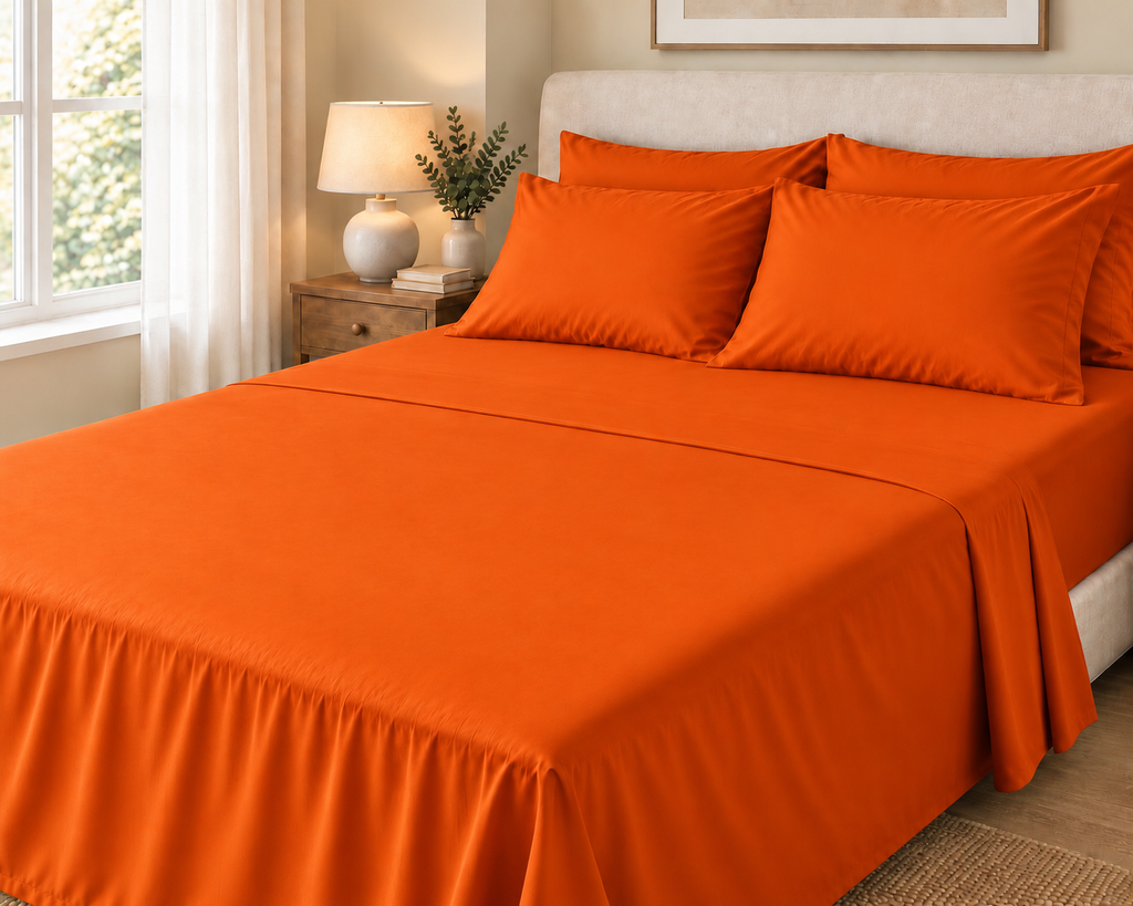 COLCHA HOME Mandarine Pure Collection bedsheet