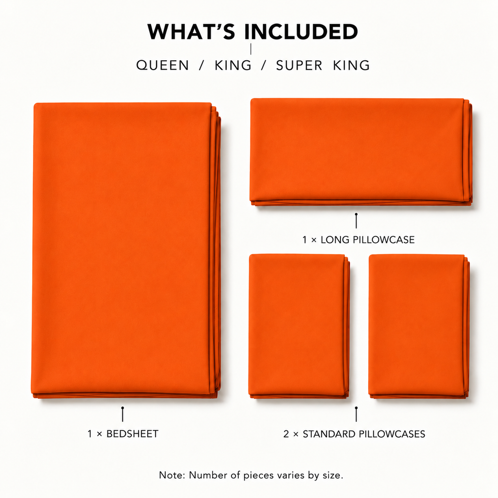 COLCHA HOME Mandarine Pure Collection bedsheet