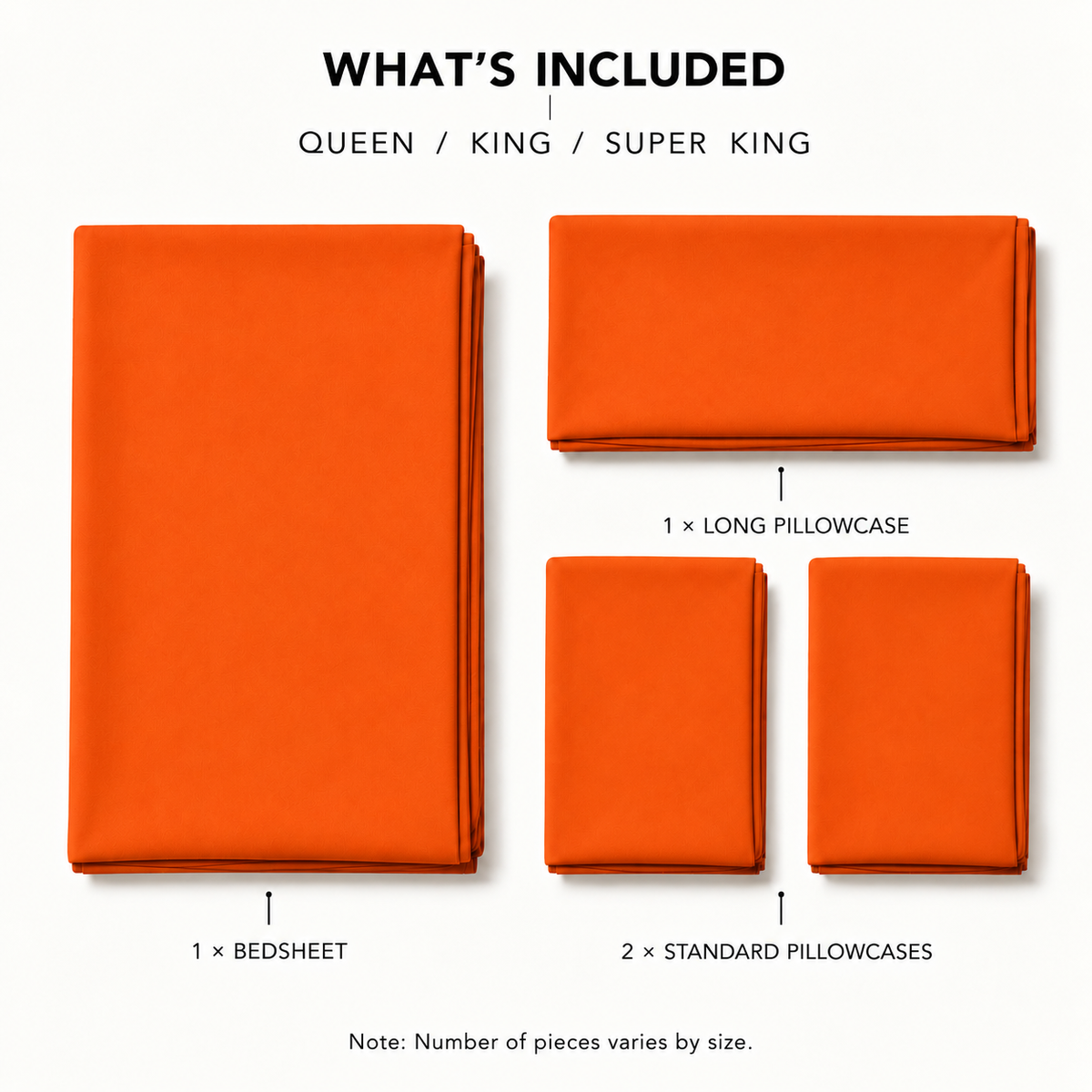 COLCHA HOME Mandarine Pure Collection bedsheet