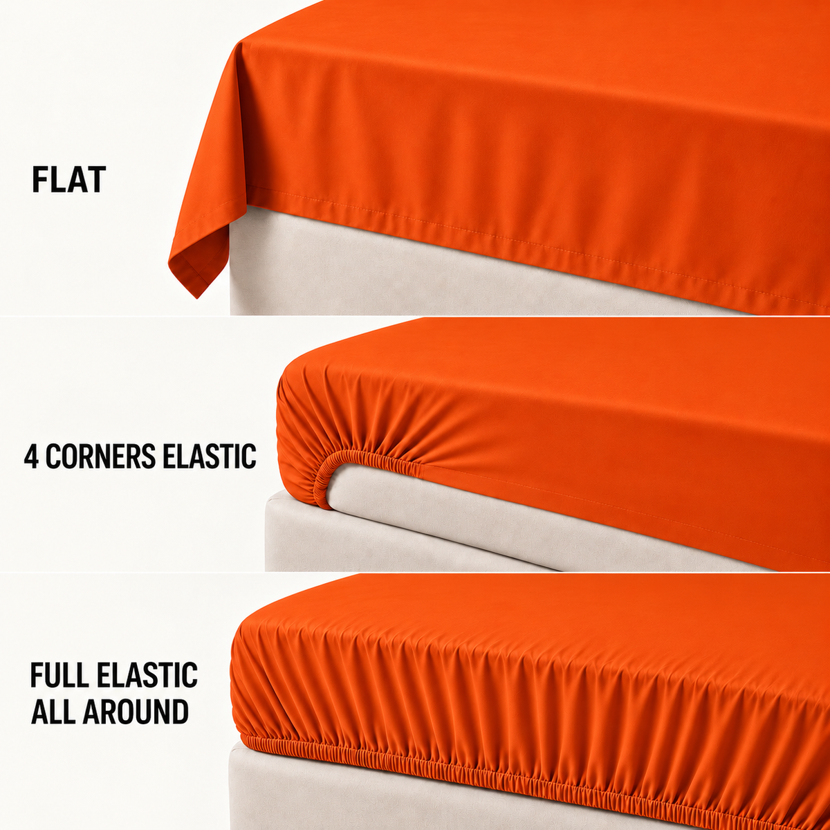COLCHA HOME Mandarine Pure Collection bedsheet