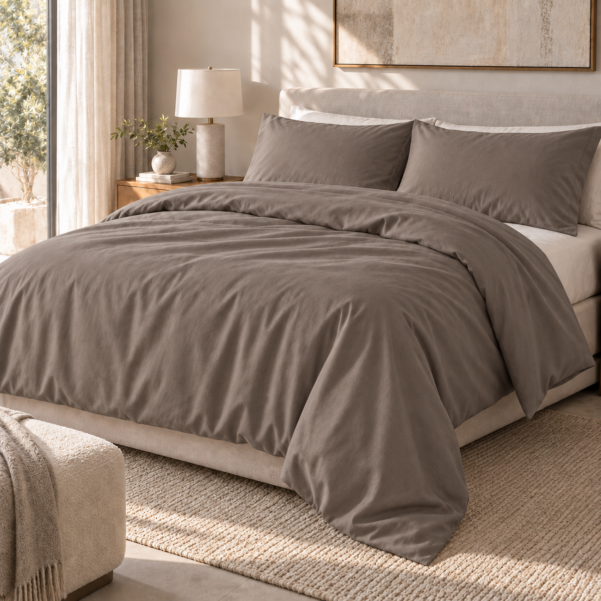 COLCHA HOME Moka Pure Collection duvet cover