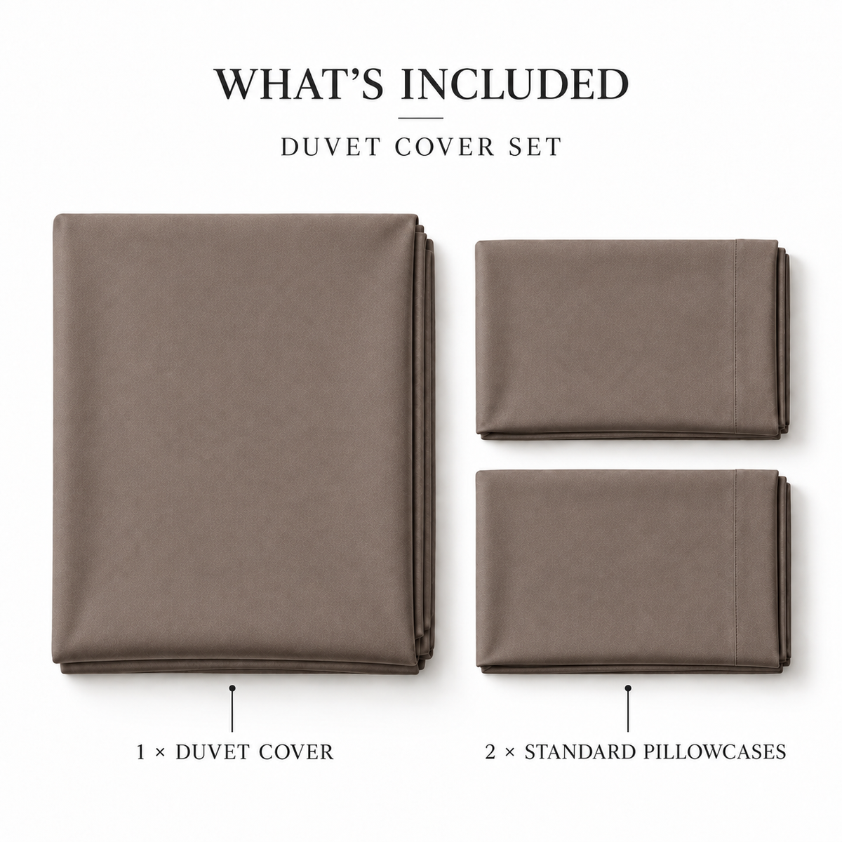 COLCHA HOME Moka Pure Collection duvet cover