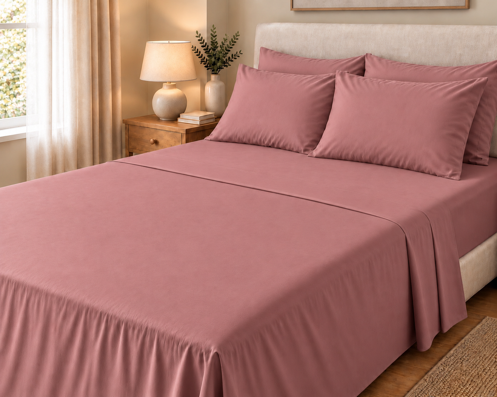 COLCHA HOME Poudré Pure Collection bedsheet