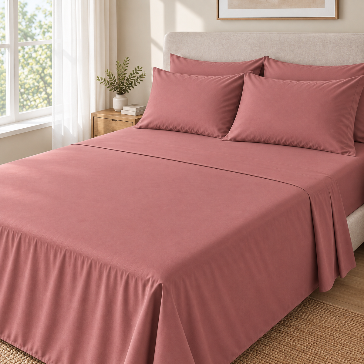 COLCHA HOME Poudré Pure Collection bedsheet