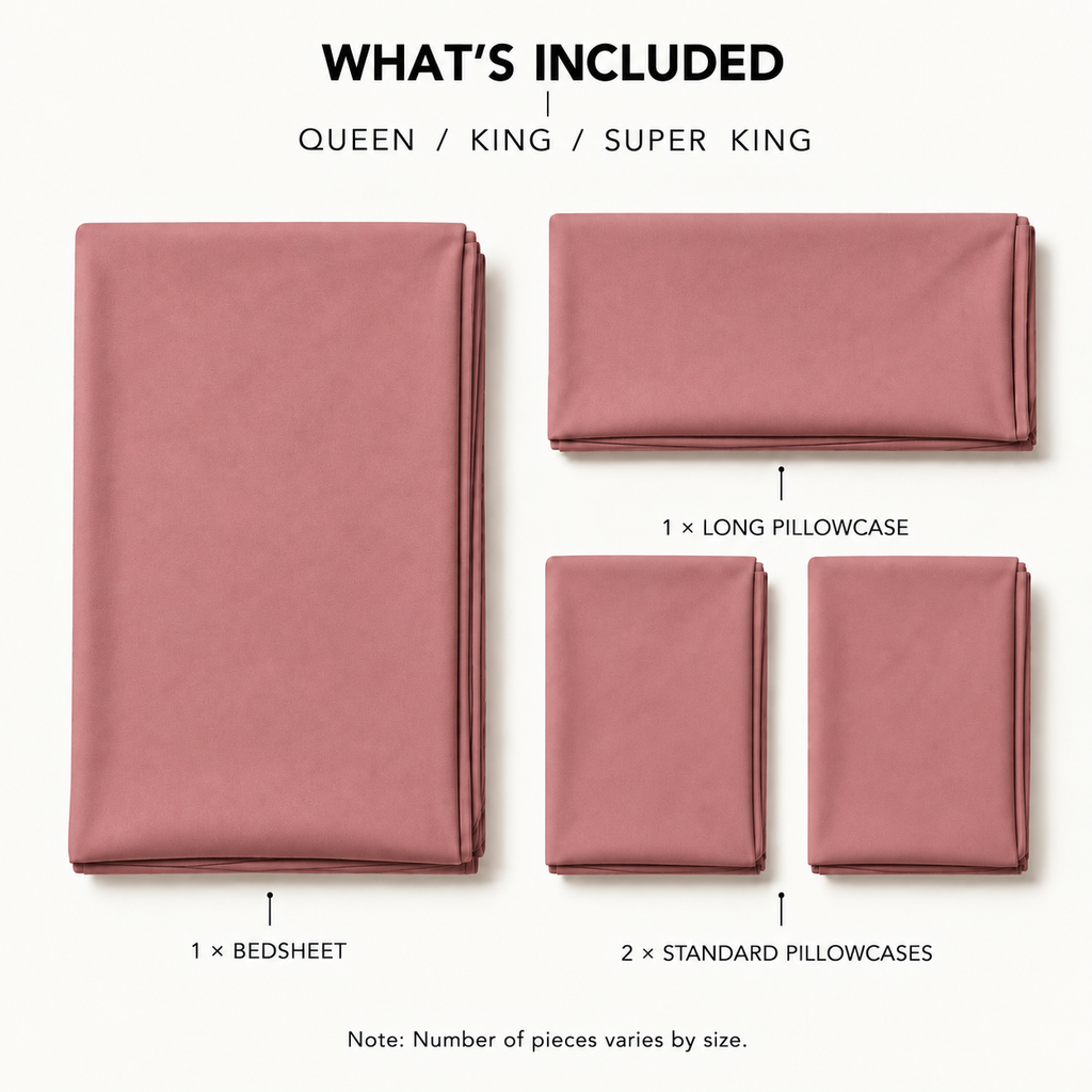 COLCHA HOME Poudré Pure Collection bedsheet