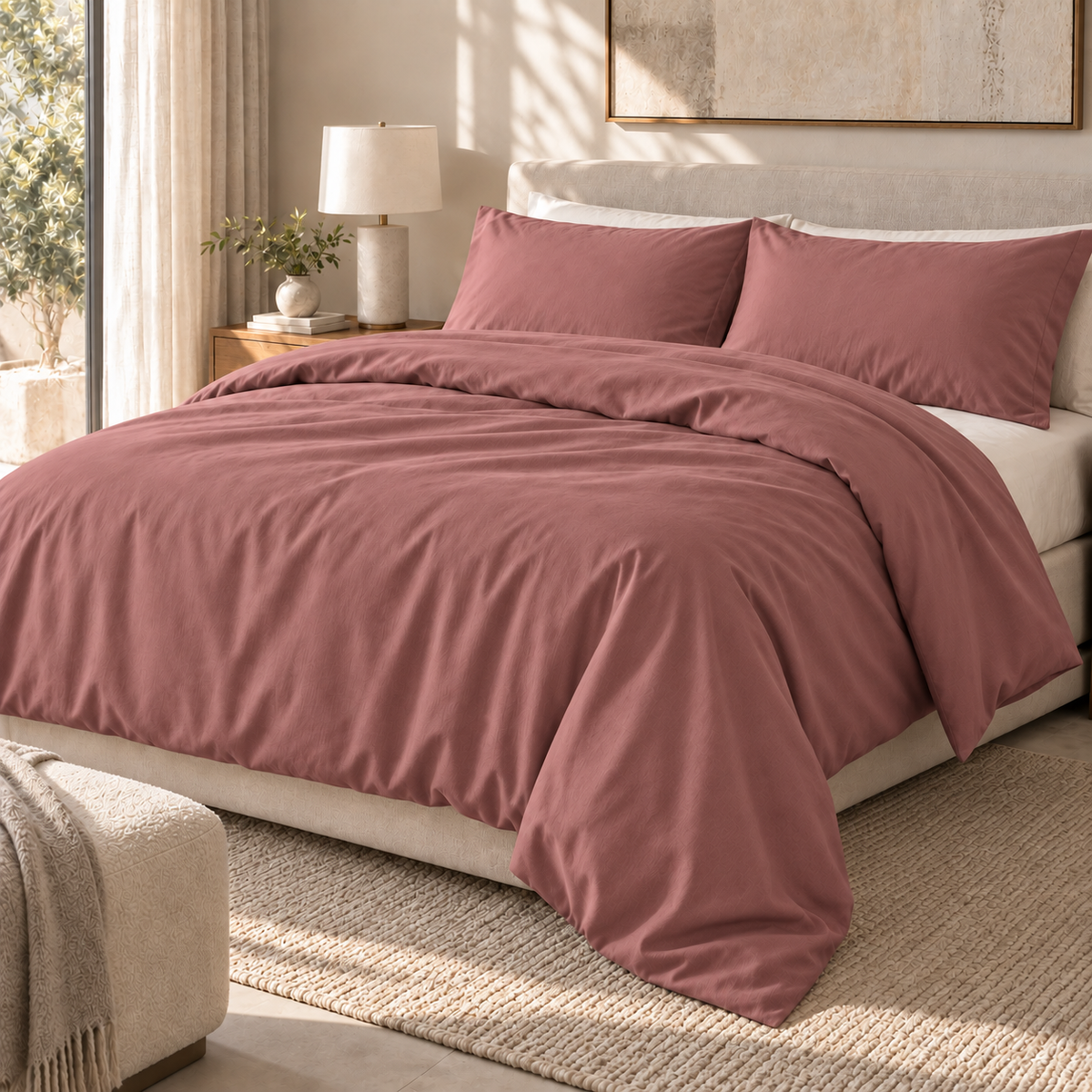 COLCHA HOME Poudré Pure Collection duvet cover