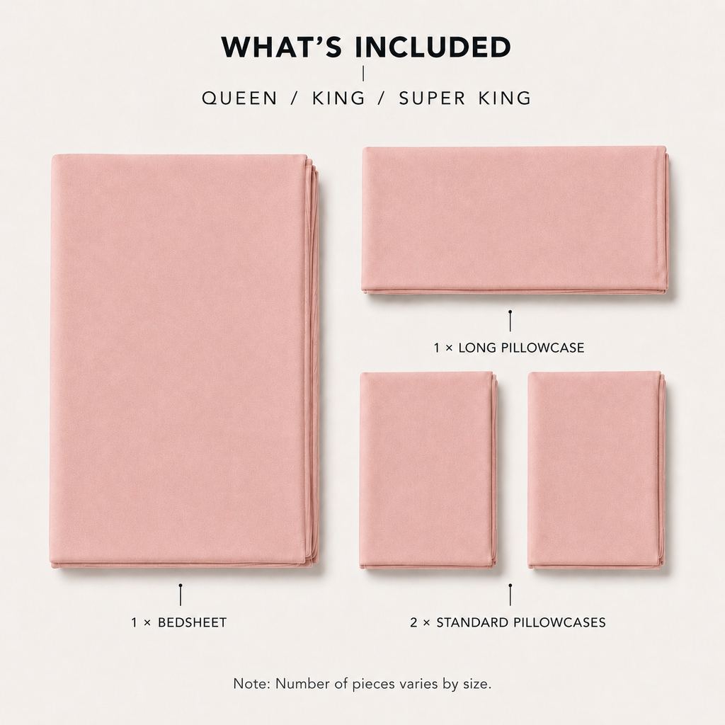 COLCHA HOME Rosée Pure Collection bedsheet