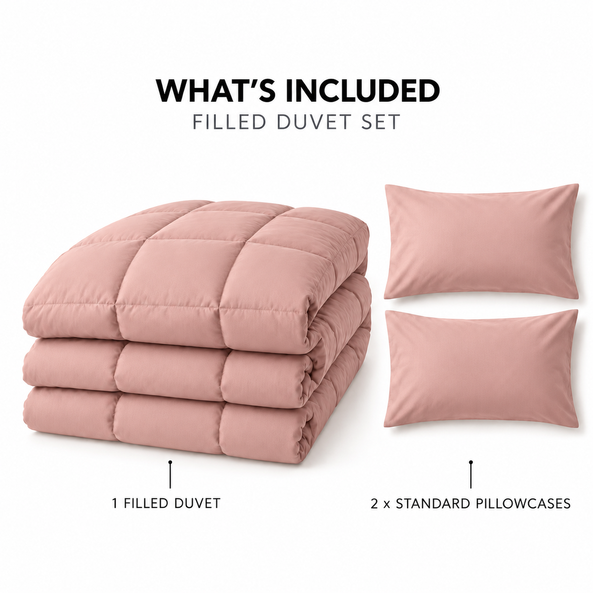 COLCHA HOME Rosée Pure Collection filled duvet
