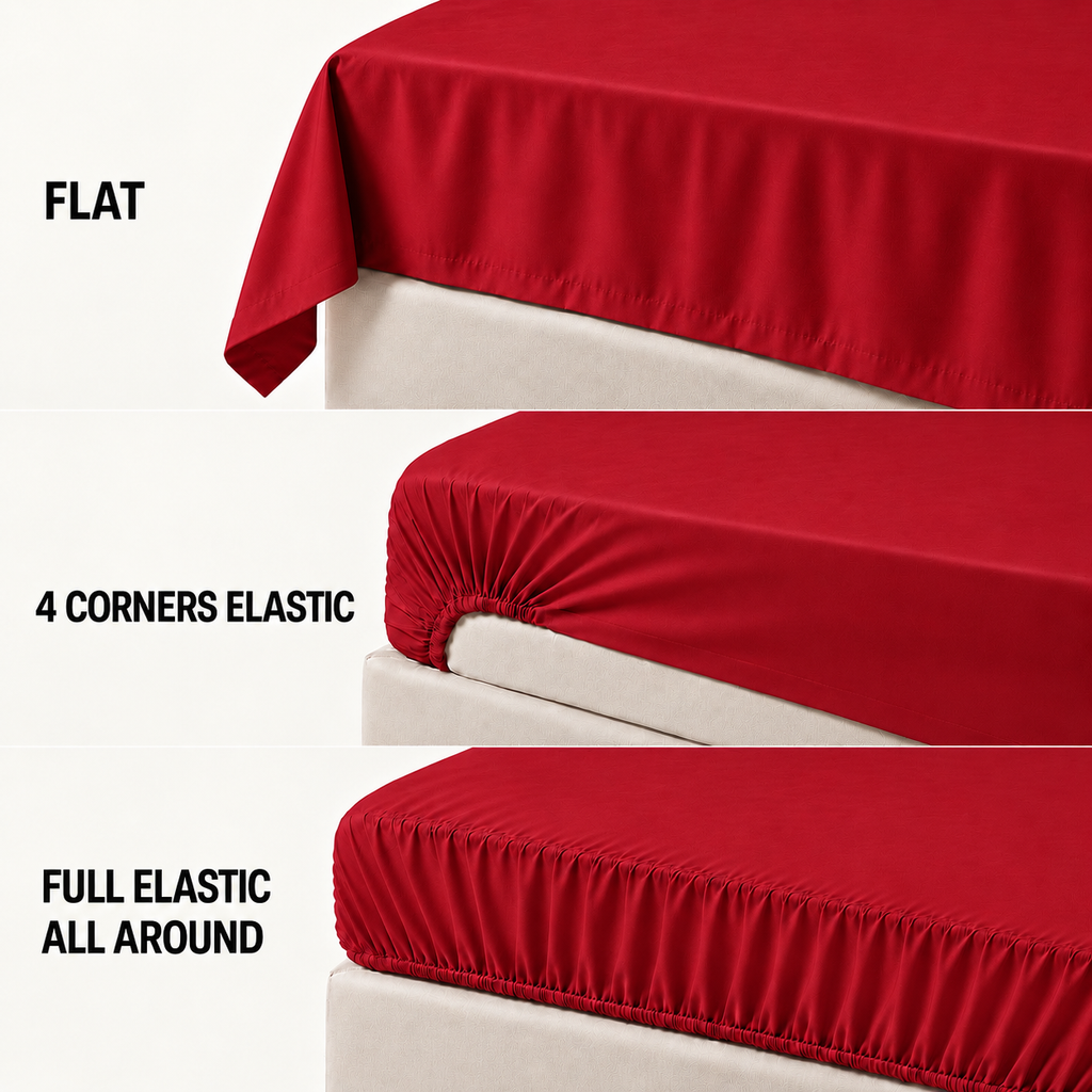 COLCHA HOME Rouge Pure Collection bedsheet