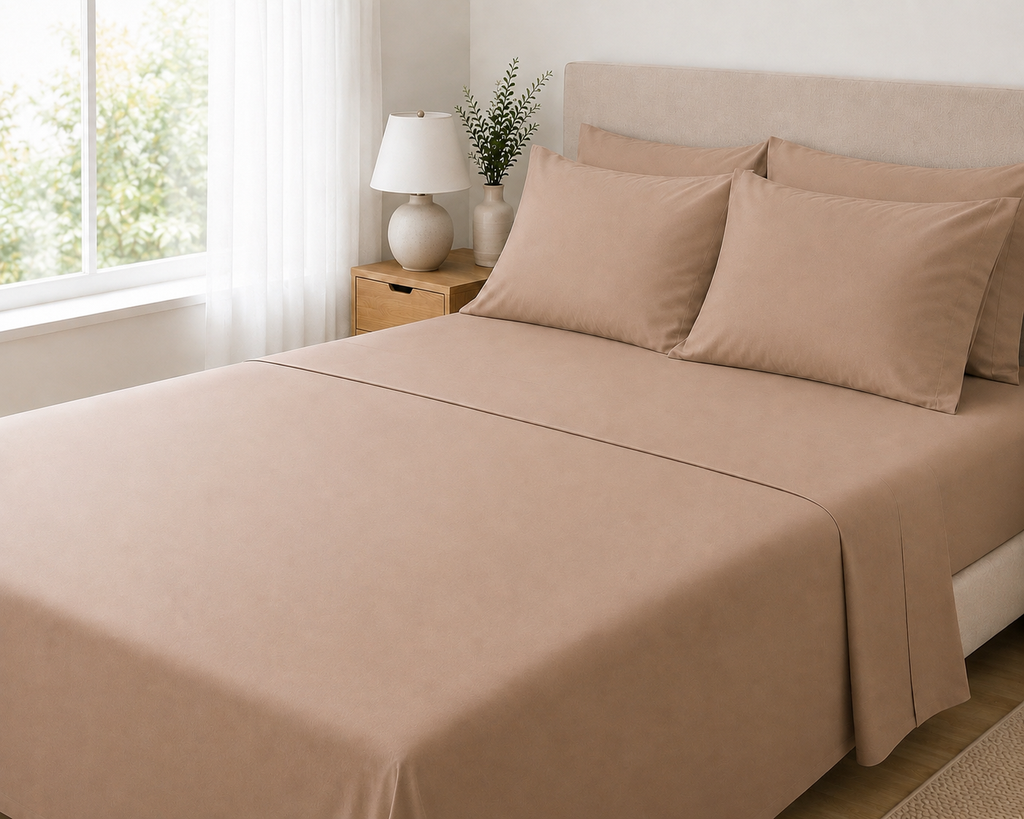 COLCHA HOME Sable Pure Collection bedsheet