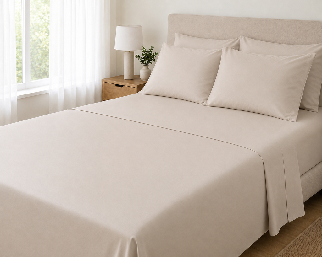 COLCHA HOME Sable Doux Pure Collection bedsheet
