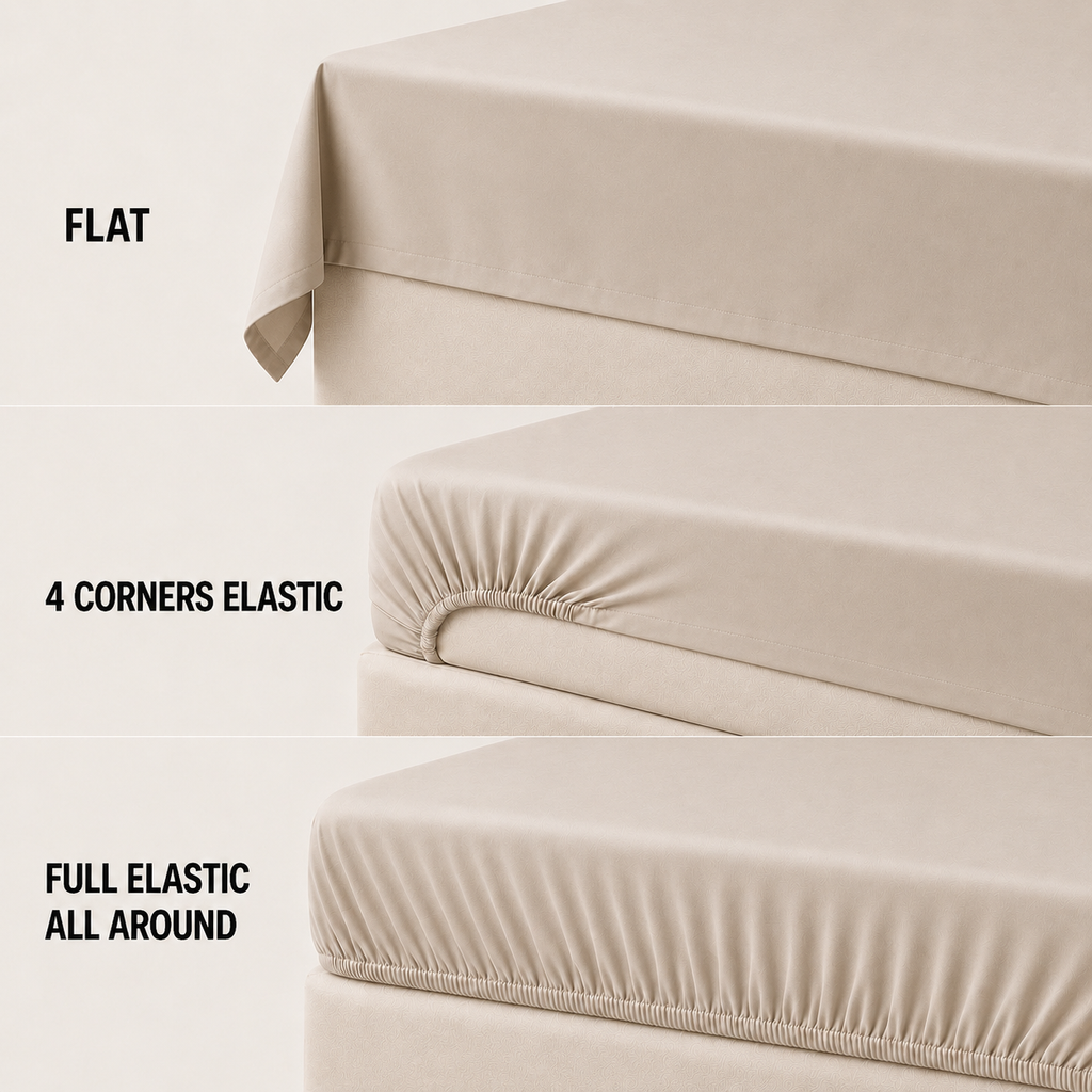 COLCHA HOME Sable Doux Pure Collection bedsheet