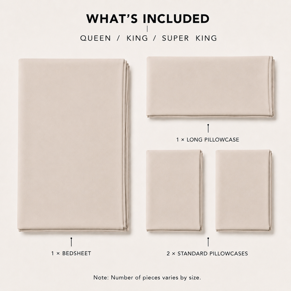COLCHA HOME Sable Doux Pure Collection bedsheet
