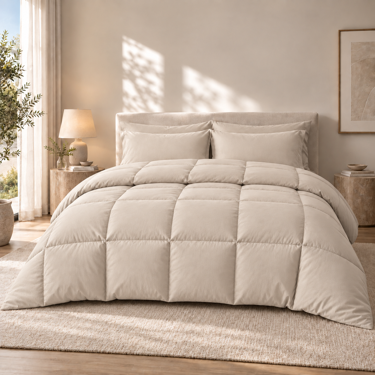 COLCHA HOME Sable Doux Pure Collection filled duvet