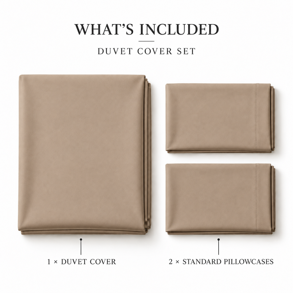 COLCHA HOME Sable Pure Collection duvet cover