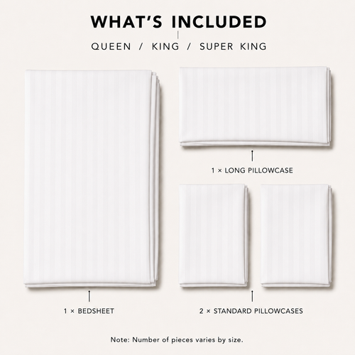 COLCHA HOME Angel Timeless Stripes bedsheet