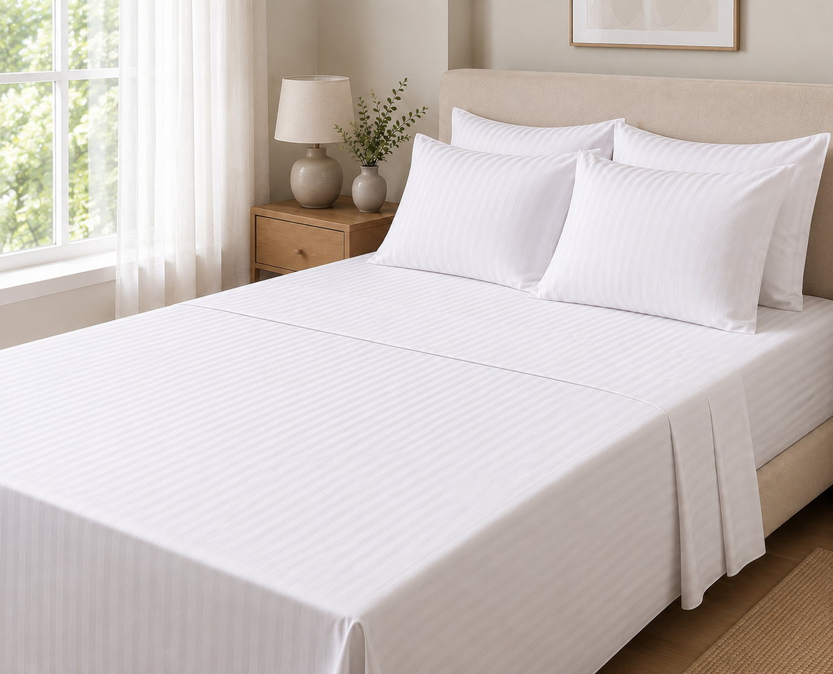 COLCHA HOME Angel Timeless Stripes bedsheet