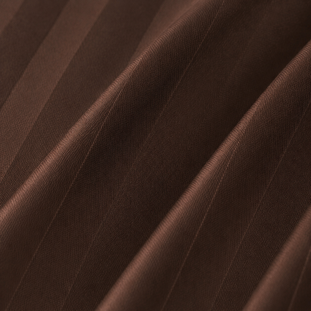 COLCHA HOME Espresso Timeless Stripes bedsheet