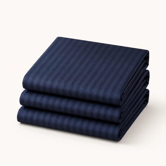 COLCHA HOME Midnight Timeless Stripes bedsheet