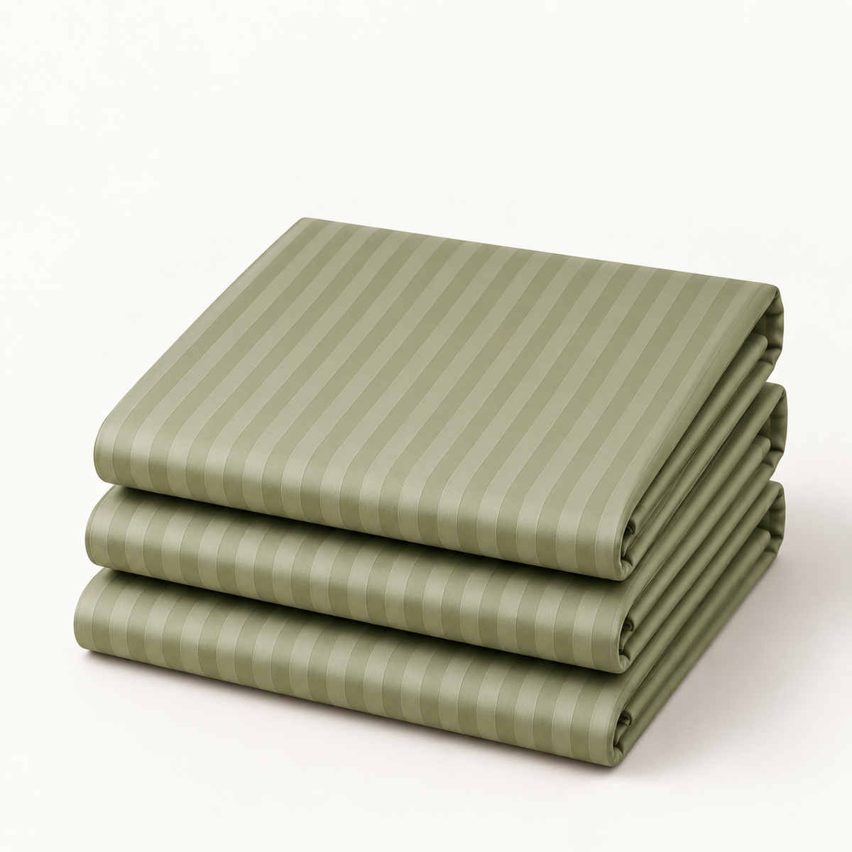 COLCHA HOME Mint Mist Timeless Stripes bedsheet
