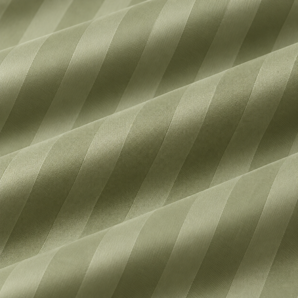 COLCHA HOME Mint Mist Timeless Stripes bedsheet