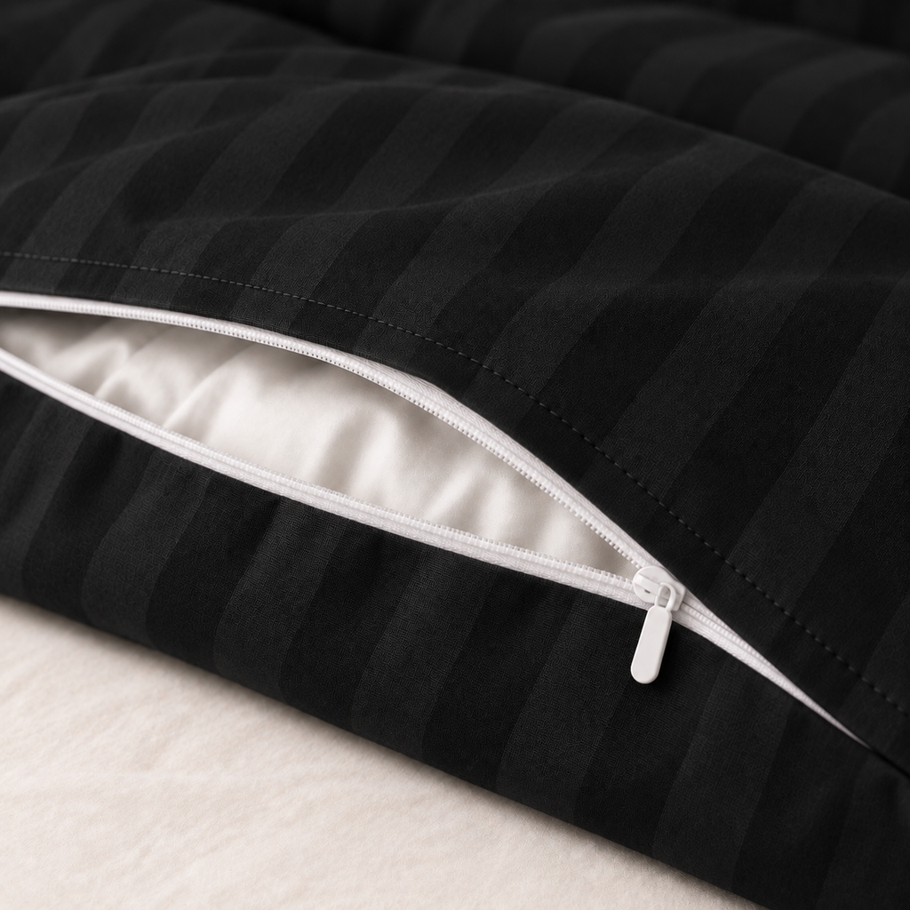 COLCHA HOME Noir Timeless Stripes duvet cover