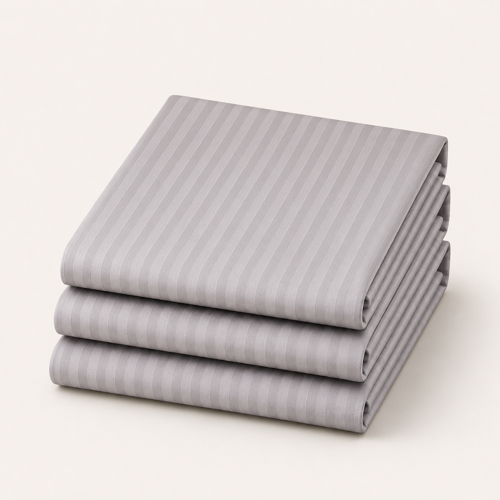 COLCHA HOME Pearl Timeless Stripes bedsheet